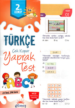 2.Sınıf Türkçe Yaprak Test